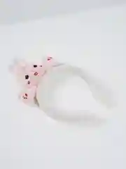 Розовый ободок детский с животными