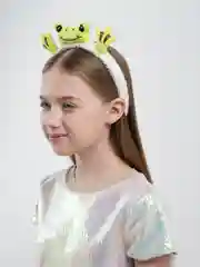 Зеленый ободок детский с животными