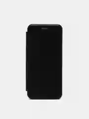 Черный чехол книжка для Samsung A32 (чёрный, красный, золотой)