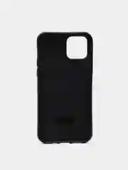Черный чехол iPhone 12 / 12 Pro (6.1) из экокожи Baseus