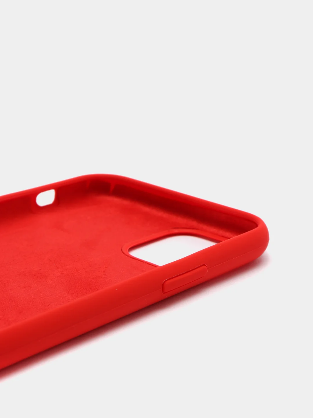 Красный чехол Silicon Case для iPhone 11 Pro, силиконовый, с логотипом