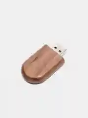 Коричневый флешка USB, деревянная
