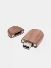 Коричневый флешка USB, деревянная