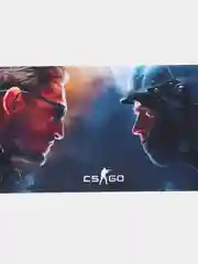 Небесно-голубой коврик для мыши CS:GO 800 х 300 мм КС ГО