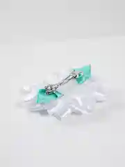 Белый заколка для девочек "Цветочек"