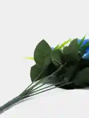 Синий цветы искусственные "роза"