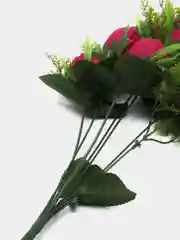 Бордовый цветы искусственные "роза"