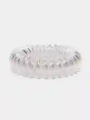 Белый пружинки для волос