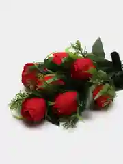 Красный цветы искусственные "роза"