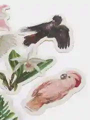 Зеленый наклейки-стикеры для ежедневника и букета / Наклейки на подарки, 10 штук