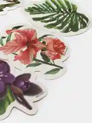 Зеленый наклейки-стикеры для ежедневника и букета / Наклейки на подарки, 10 штук