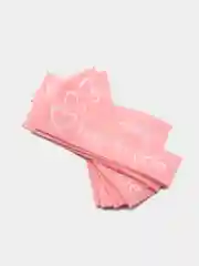 Конфетный набор нашивок Handmade, цвет розовый и бежевый, 6 х 1,5 см, 10 штук