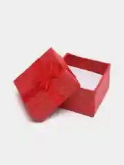 Алый подарочная коробка для колец