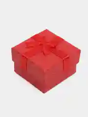 Алый подарочная коробка для колец