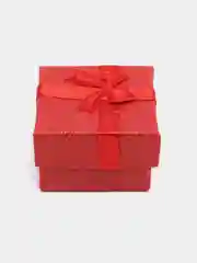 Алый подарочная коробка для колец