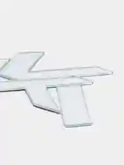 Серебряный знак КИА нового образца