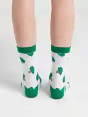 Белый высокие носки