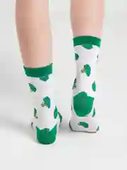 Белый высокие носки