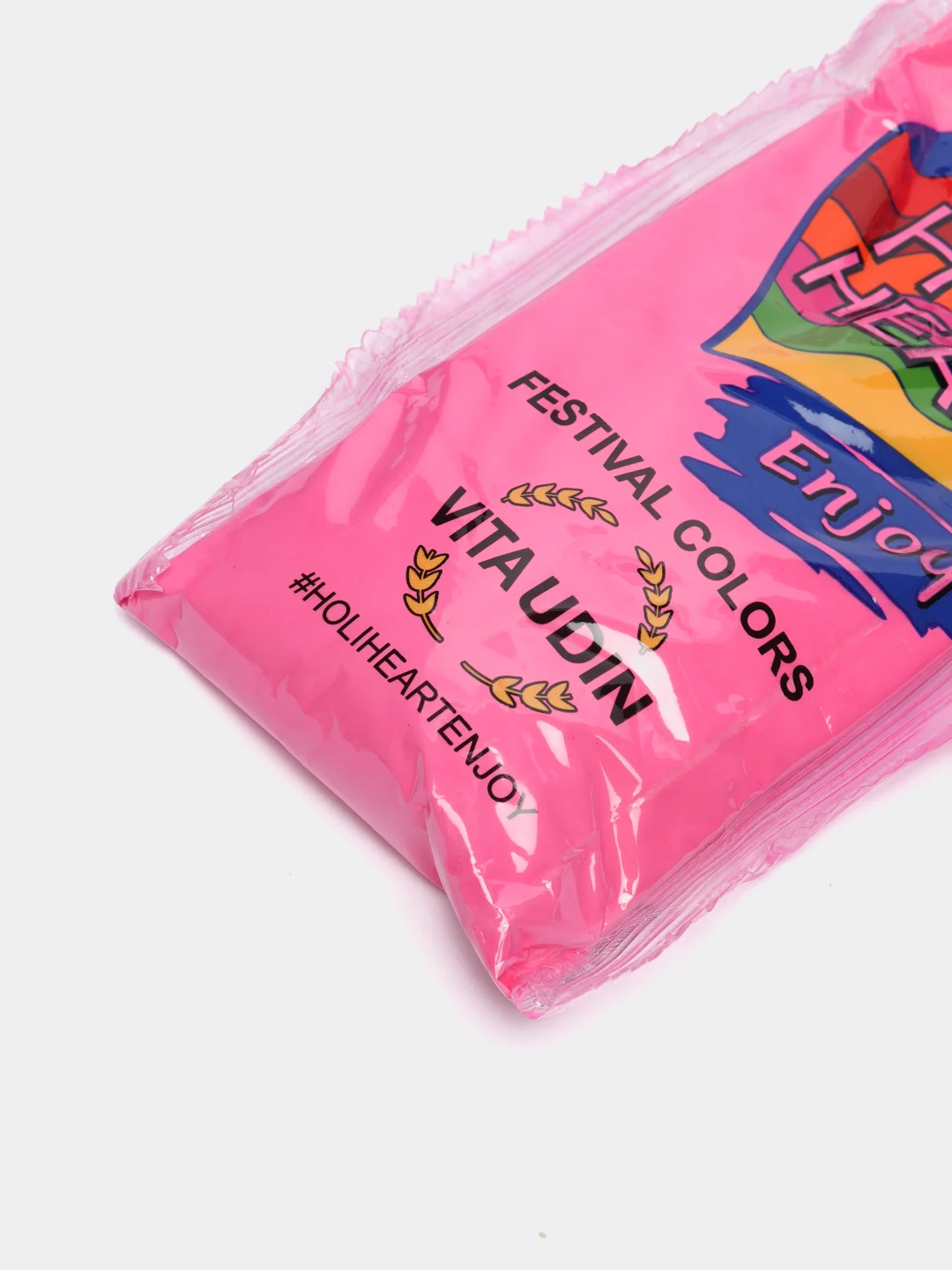 Фестивальные краски Holi Heart Vita Udin для праздников, набор Холи 3 шт. цвет розовый