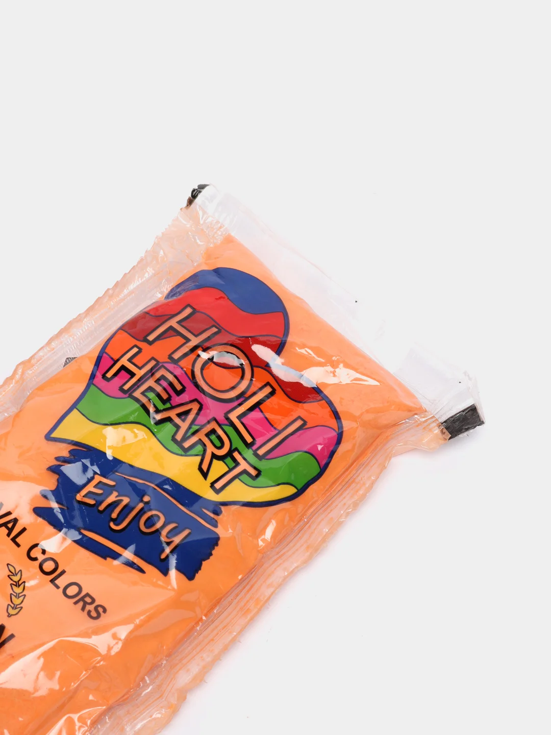Фестивальные краски HOLI HEART VITA UDIN для праздников, набор Холи 3 шт. цвет оранжевый