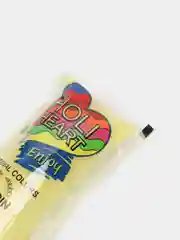 Фестивальные краски "Набор Холи" Holi Heart Vita Udin для праздников, 3 штуки, цвет желтый