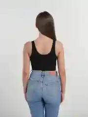Черный топ женский