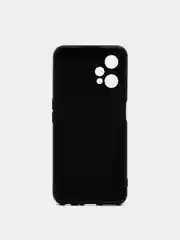 Прозрачный силиконовый чехол для Realme 9 5G / Realme 9 Pro (Реалми 9 Про) прозрачный, черный
