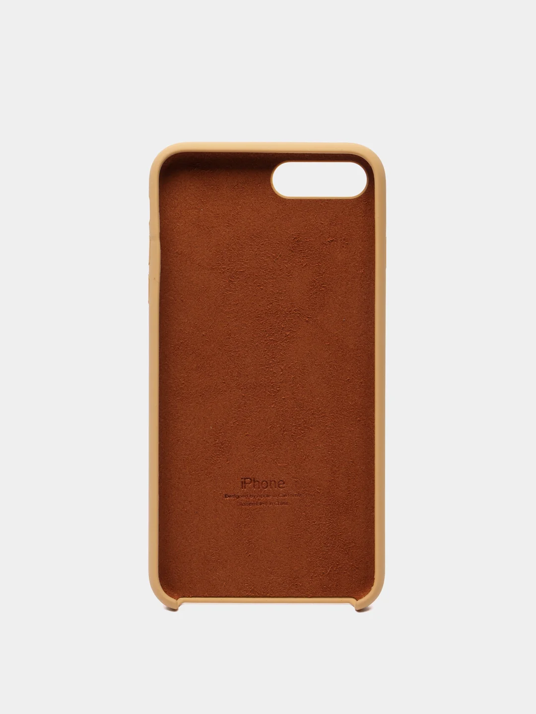Золотой чехол Silicone Case для iPhone 7 Plus 8 Plus