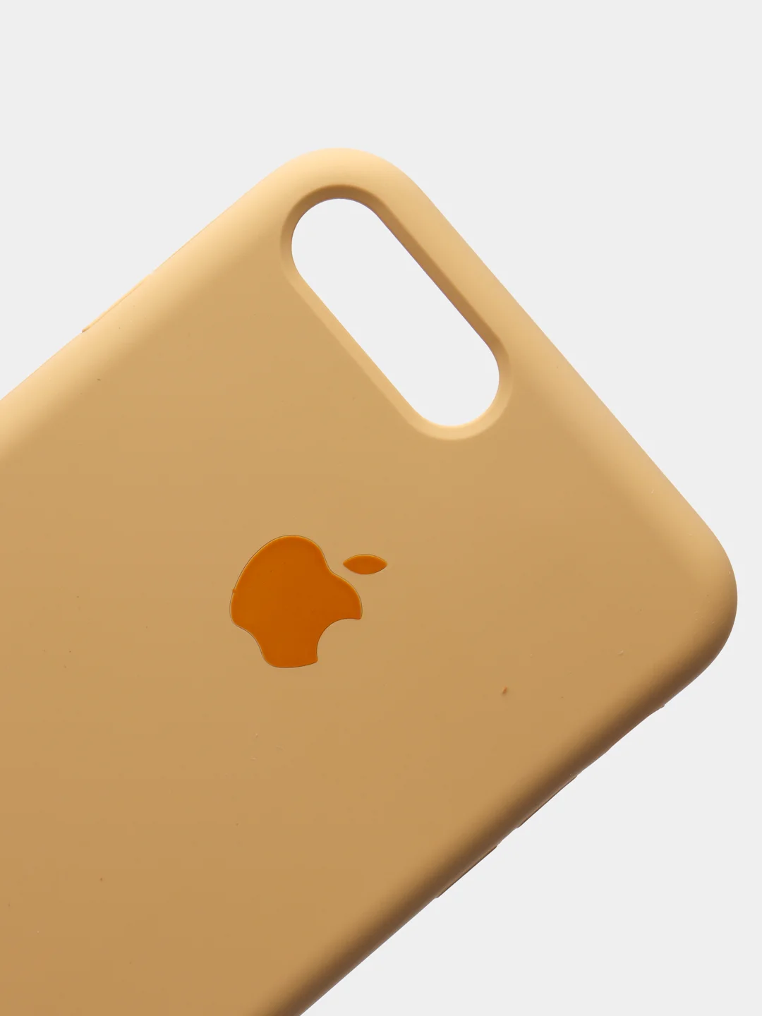 Золотой чехол Silicone Case для iPhone 7 Plus 8 Plus