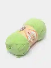 Салатовый пряжа плюшевая Alize Softy, микрополиэстер, 50 г, 115 м