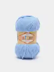 Небесно-голубой пряжа плюшевая Alize Softy, микрополиэстер, 50 г, 115 м