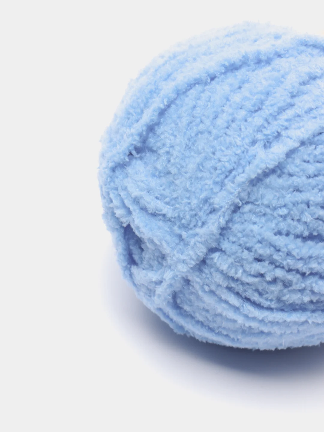 Небесно-голубой пряжа плюшевая Alize Softy, микрополиэстер, 50 г, 115 м
