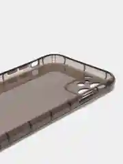 Черный чехол для iPhone 11 прозрачный цветной силиконовый