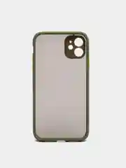 Оливковый чехол для iPhone 7/8/plus,X,XS,XR,11Pro/ProMax,12Pro/ProMax,13Pro/ProMax,14Pro/ProMax/Plus