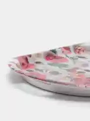 Розовый поднос "Цветы"
