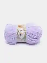 Сиреневый пряжа плюшевая Alize Softy Plus, микрополиэстер, 100 г, 120 м