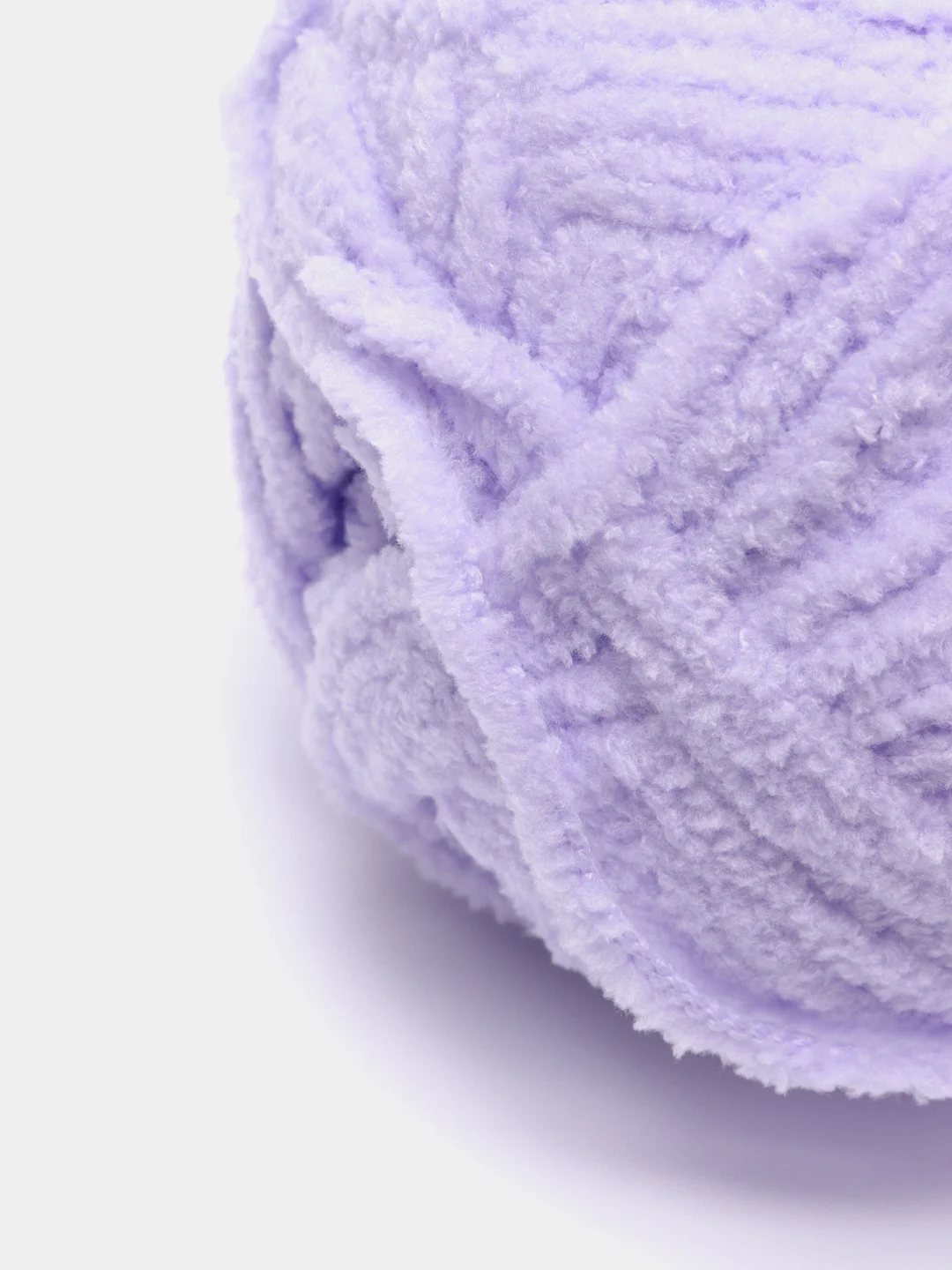 Сиреневый пряжа плюшевая Alize Softy Plus, микрополиэстер, 100 г, 120 м