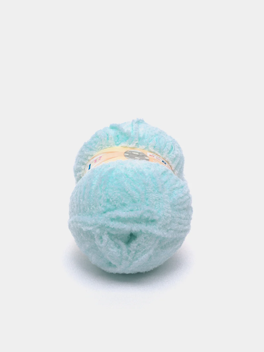 Мятный пряжа плюшевая Alize Softy, микрополиэстер, 50 г, 115 м