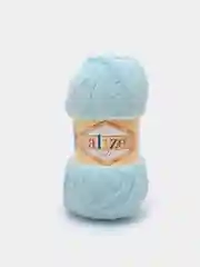 Мятный пряжа плюшевая Alize Softy, микрополиэстер, 50 г, 115 м
