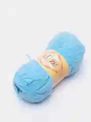 Голубой пряжа плюшевая Alize Softy, микрополиэстер, 50 г, 115 м