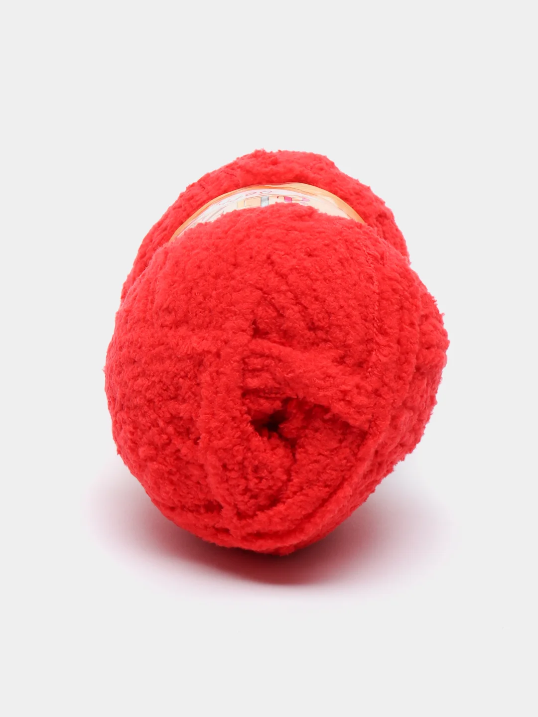 Красный пряжа плюшевая Alize Softy, микрополиэстер, 50 г, 115 м
