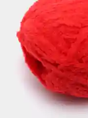 Красный пряжа плюшевая Alize Softy, микрополиэстер, 50 г, 115 м