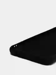 Черный чехол для Samsung A02S / A025F, силиконовый, противоударный, матовый, с бархатом внутри