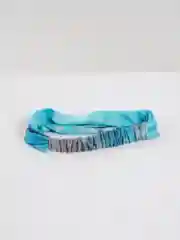 Бирюзовый женская повязка на голову широкая с принтом тай-дай