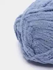 Синий меланж пряжа плюшевая Alize Softy Plus, микрополиэстер, 100 г, 120 м