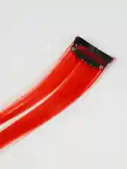 Красный цветные и двухцветные накладные пряди / локоны волос на заколке-зажиме
