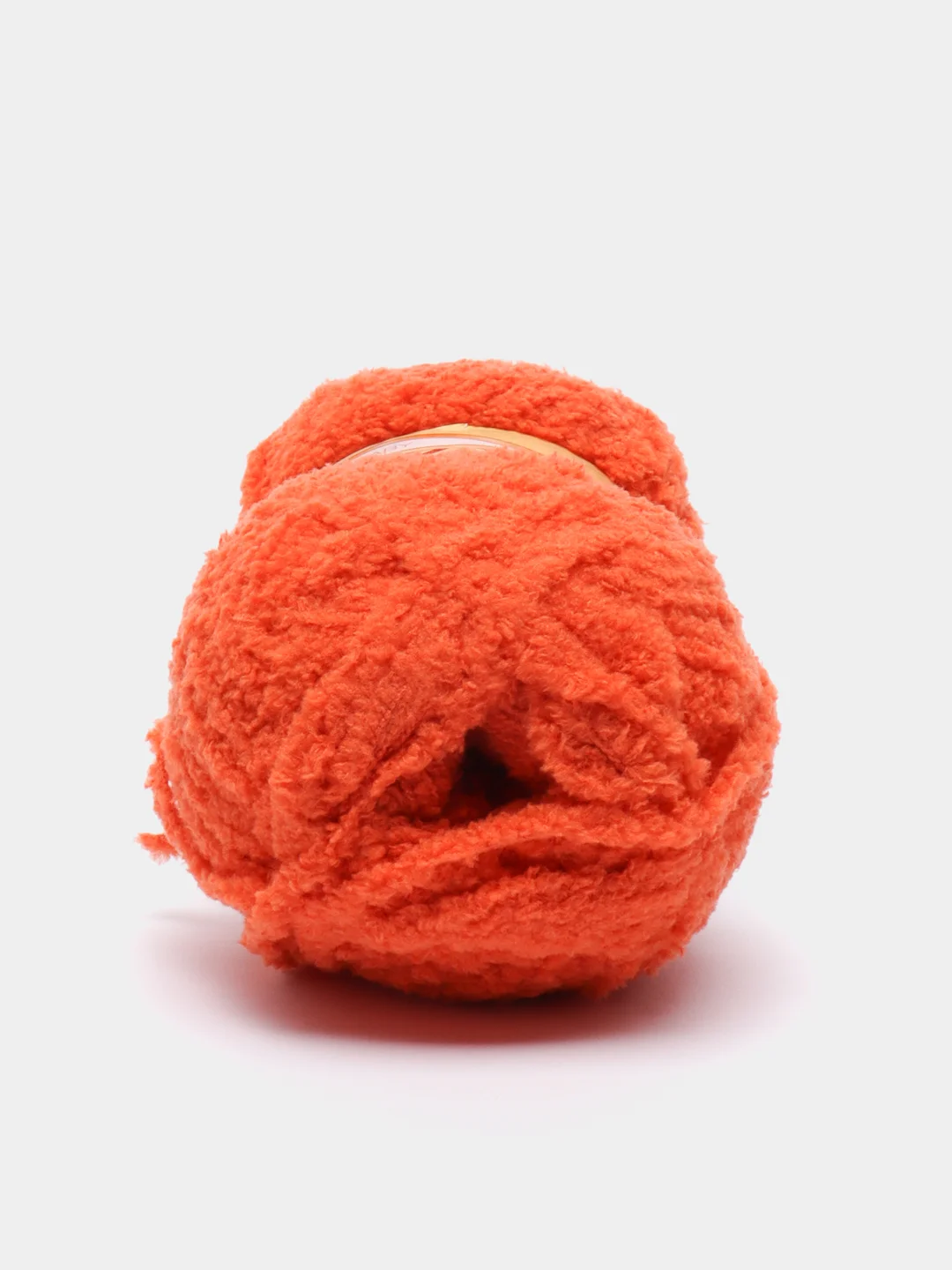 Оранжевый пряжа плюшевая Alize Softy, микрополиэстер, 50 г, 115 м
