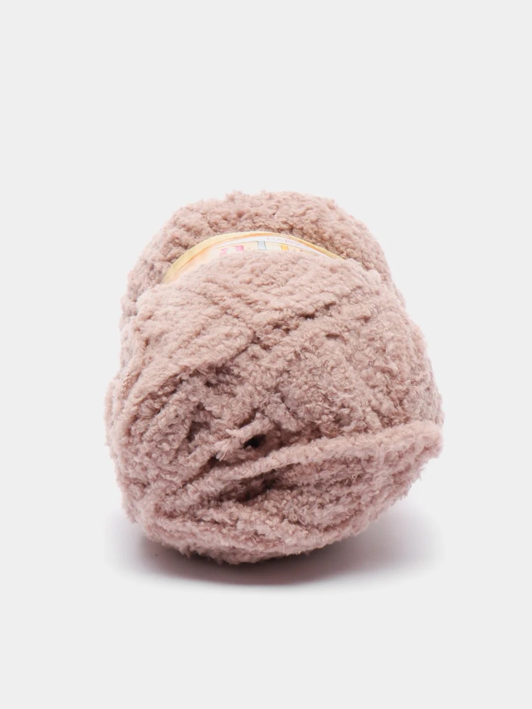 Светло-коричневый пряжа плюшевая Alize Softy, микрополиэстер, 50 г, 115 м