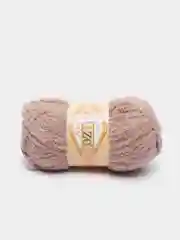 Светло-коричневый пряжа плюшевая Alize Softy, микрополиэстер, 50 г, 115 м