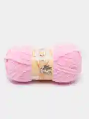 Розовый пряжа плюшевая Alize Softy, микрополиэстер, 50 г, 115 м